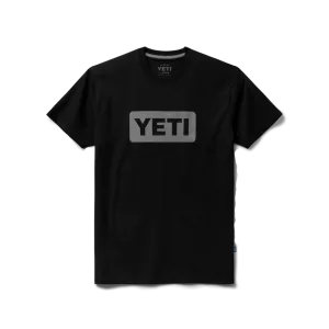 Yeti Men's Premium Badge Short Sleeve Black T-shirt