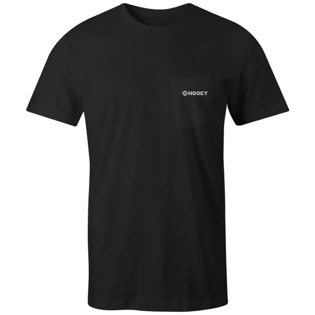 Zenith Black Tee Shirt With Aztec Design By Hooey HT1682BK